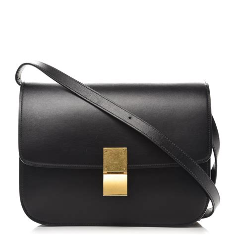 celine medium classic bag box calfskin|Medium Classic bag in box calfskin .